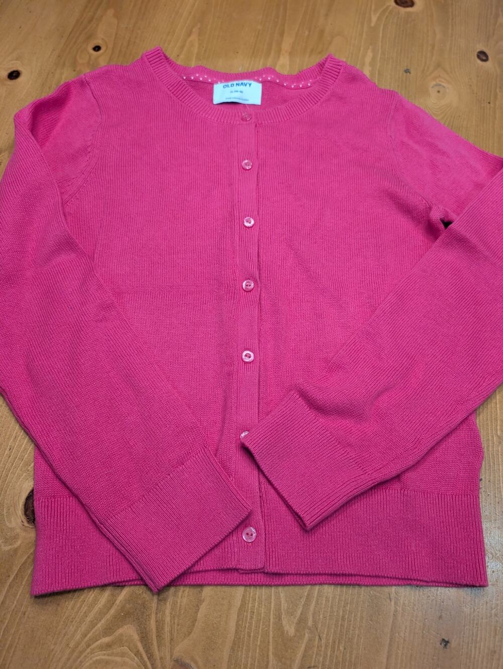 Old Navy Cardigan Sweater, NWT, Hot Pink, Girl's XL 14/16